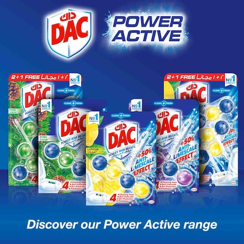 DAC TOILET RIM BLOCK LEMON 150G