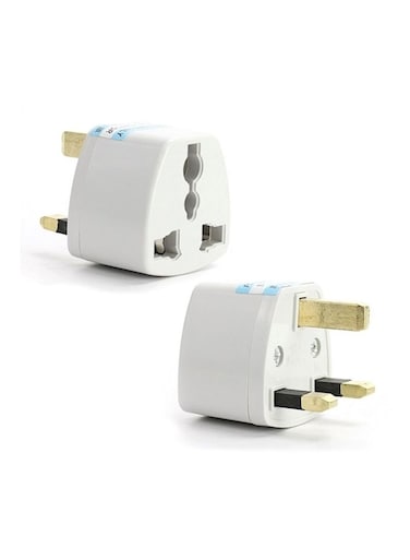 Generic - Electrical Travel Wall Plug Adapter White