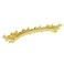 Aiwanto 2Pcs Hair Clip Hair Pin Stylish Golden Silver Hair Clips Side Clips Fashion Hair Accessories(Golden 2pc)