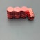 Generic 4 Pcs Aluminum Tire Wheel Rims Stem Air Valve Caps Tyre Cover Car Red