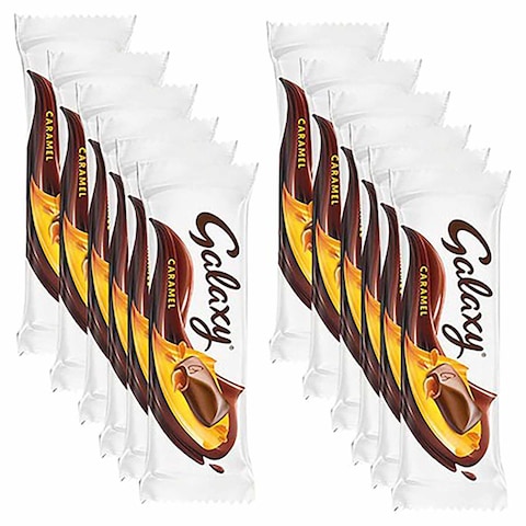 Galaxy Caramel Chocolate Bar - 40 gram - 12 Pieces