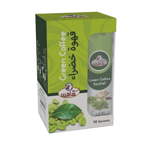 Shaheen Green Coffee Sachet - 10 gram - 10 packets
