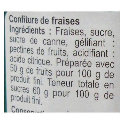 Carrefour Strawberry Jam 370g