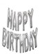 East Lady 13-Letter Happy Birthday Balloon 13inch