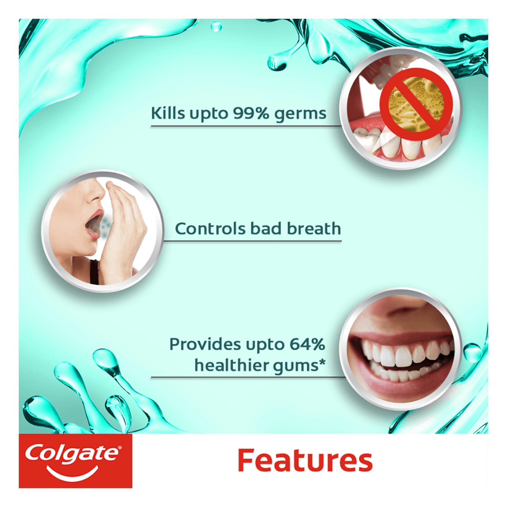 Colgate Mouthwash Plax Fresh Mint 100 Ml product thumbnail 2