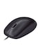 Logitech Wired Optical Mouse Black
