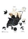 Moon Dois Foldable Twin Stroller - Red, 0M+
