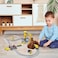 Fitto Train Toy playset for Boys Girls with helicopter and construction vehicle, Trains Tracks, Railway Kits Locomotive Engine, Cargo Car Track, Christmas Gifts for 3 4 5 6 7 8+-year-old Kids