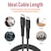 Moxedo Velox  Nylon Braided Cable USB-C to USB-C Cable Fast Charge &amp; Data Sync Compatible with with iPad Mini 6,iPad Pro 2021,iPad Air 4,MacBook Pro2021,Galaxy S21,Switch,Pixel,LG &amp; more 1.2m