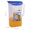 Lock &amp; Lock Plastic Fridge Door Jug HPL733 Clear And Blue 1.5L