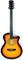 Mike Music 40inch Acoustic EQ slim Guitar with bag and strap (40EQ slim, sunburst glossy)