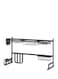 Generic Over The Sink Dish Drainer Drying Rack Black