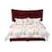 In House Milano Velvet Bed Frame - King - 200x180 cm - Burgundy