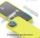 elago Liquid Silicone for iPhone 15 Plus case cover Full Body Protection, Shockproof, Slim, Anti-Scratch Soft Microfiber Lining - Neon Yellow