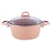 Home Maker Granite Casserole Pink 28cm