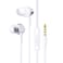 
Baseus In-Ear Headphone 3.5Mm Wired Earphone With Microphone Headset Stereo Sound Noise Isolating Earphones Compatible With MacBook Pro 2023 Mac Studio,PS4/ PS5,MP3/4, All Mobile Phone Aux Port White