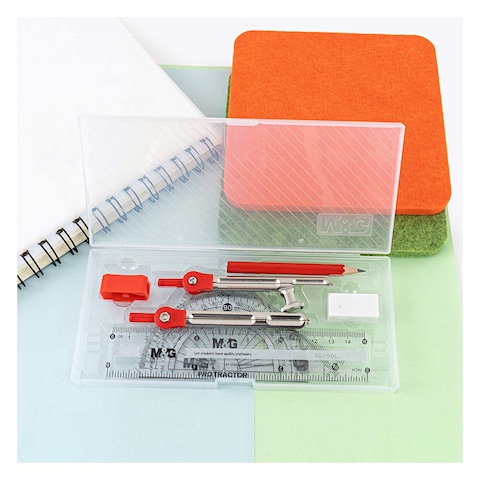 Mg Harl1305 All In One Mathematical Set With Plastic Box