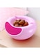 Vander Life - Dry Fruit Melon Seeds Nut Containers With Mobile Phone Stand Light Pink