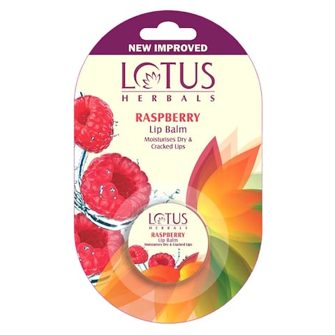 Lotus Herbals Raspberry Lip Balm Clear 5g
