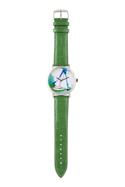 Anemoss Yelken Men&#39;s Leather Watch