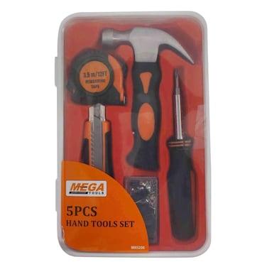 Mega M85206 Home Use Hand Tools Set 5 Pieces