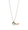 Aiwanto Girl's Necklace with Small Ring Necklace for children's Christmas Thanks Giving Gift for Kid's