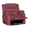 In House Velvet Classic Recliner Chair - Dark Pink - NZ30