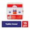 F1 Table Cover Roll - 15 Sheets - 6 Rolls -  White 