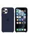 Generic Protective Silicone Case Cover For Apple iPhone 12 Pro Max 6.7Inch Deep Blue