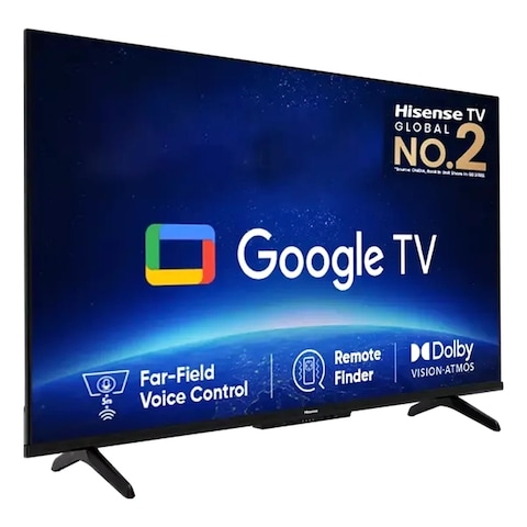 هايسنس تلفاز غوغل ذكي بدقة UHD LED مقاس 55 بوصة 55A61H أسود