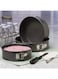 Generic 3-Piece Non-Stick Cake Mould Set Black