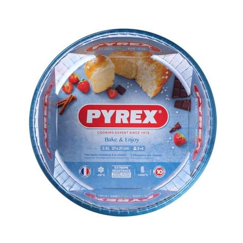 Pyrex Classic Round Souffle Dish - 21 Cm - Clear