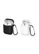 Fitme 2-Piece Silicone Case For Apple Airpods 1/2, Black/White