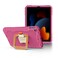 Moxedo Rugged Protective EVA Foam Silicone Kids Case Cover, Shockproof Foldable 360 Rotatable Stand Handle Grip With Pencil Holder Compatible For Apple iPad 2021 (9th Gen) 10.2 inch (Rose Pink)