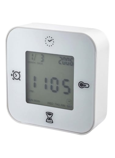 Generic Digital Clock White