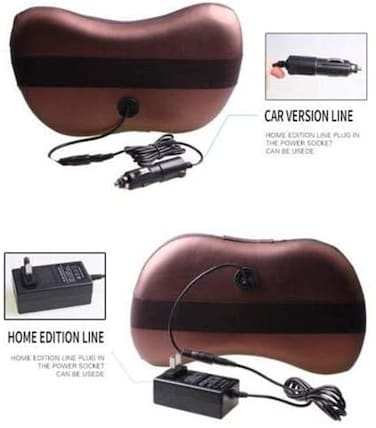 Generic Electric Massage Pillow Neck Shoulder Head Car Home Support Massager
