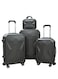Morano 5-Piece Luggage Trolley Bag Set Dark Grey