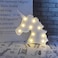 Unicorn Head Night Light White for Kids with Warm LED Lights 25x24.5cm