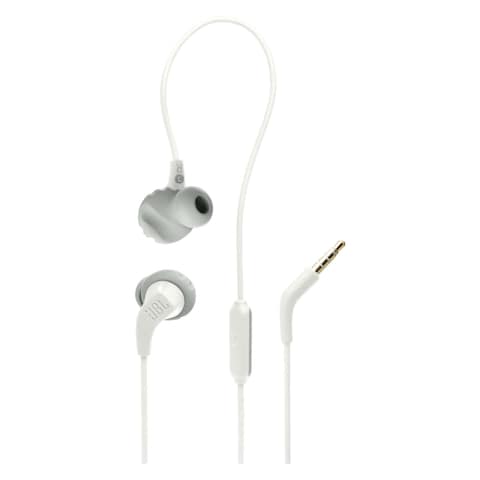 JBL Endurance Run 2 Wired Earphone In-Ear With Mic White