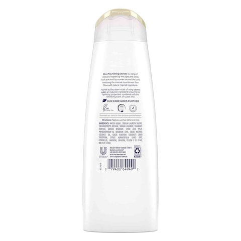 Dove Nourishing Secrets Coconut And Hydration Shampoo 355ml