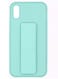 Zolo Finger Grip Holder and standing cover with Car Magnetic Multi-function Shockproof Protective Case Cover For iphone X / Xs Aqua green