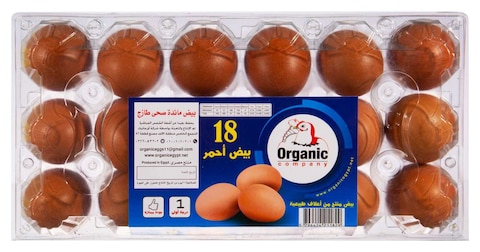 بيض احمر الاحمدية - 18 قطعة