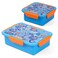 Eazy Kids Lunch Box Set, Soccer  - Blue