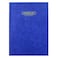 Grandluxe Hard Cover Manuscript Foolscap Notebook 150 Sheets Blue