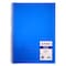 Maxi B5 Spiral Bound Hard Cover Executive Notebook 80 Sheets Blue