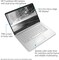 HP 14-DQ1059WM Laptop, 14&quot; HD 220 Nits Display, Core i5-1035G1 Up to 3.6GHz, 8GB RAM, 256GB PCIe NVMe SSD Intel UHD Graphics, Bluetooth, Webcam, English Keyboard, Windows 10, Silver