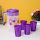 Delcasa Water Jug With 4Pc Glass