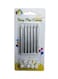 Party Time 6-Piece Unscented Birthday Candle With Stand