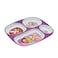 DINEWELL KIDS RECTANGLE PLATE FAIRY PRINCESS, DWC2126FAP, 10.3''X9.5''