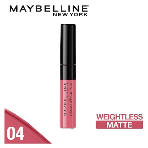Maybelline New York Sensational Liquid Matte Lipstick - Number 04